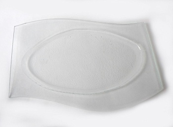 Блюдо прозрачное, 31*28см. Dolphine