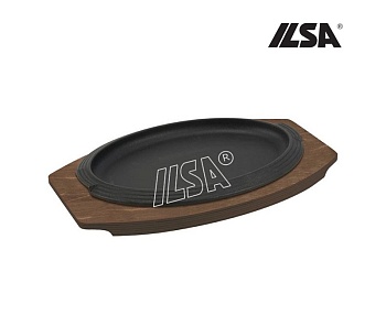 Сковорода овальная 28*19см. подст