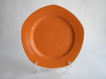 Тарелка 5-ти угольная 30 см. оранжевая Carnival