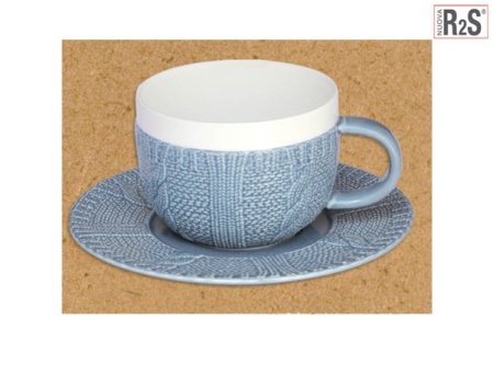 Чайная пара 300мл. Wool Blue