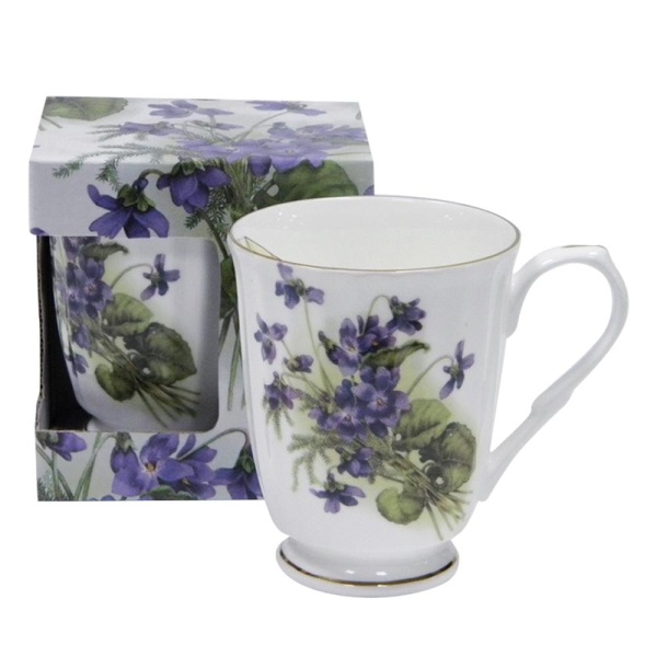 Кружка Фиолетовый букет 320мл.