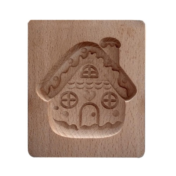 Пряничная доска 10*10*2см дерево, Домик