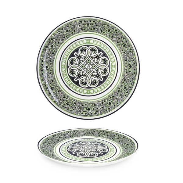 Блюдо для бешбармака 35см. Зеленое