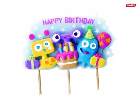 Свеча для торта Монстры