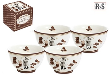 Салатник 4шт 125мл. CHOCOLATE