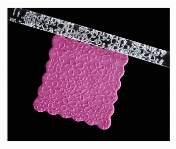 Скалка для мастики 16см. рисунок