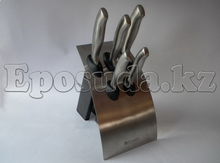 Набор ножей 5 предметов+подставка Galaxy