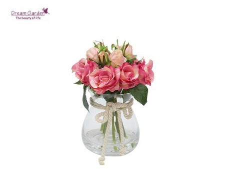 Цветы ваза Розовые розы