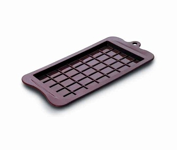 Форма для шоколада плитка 35ячеек силикон 9,5*18см.