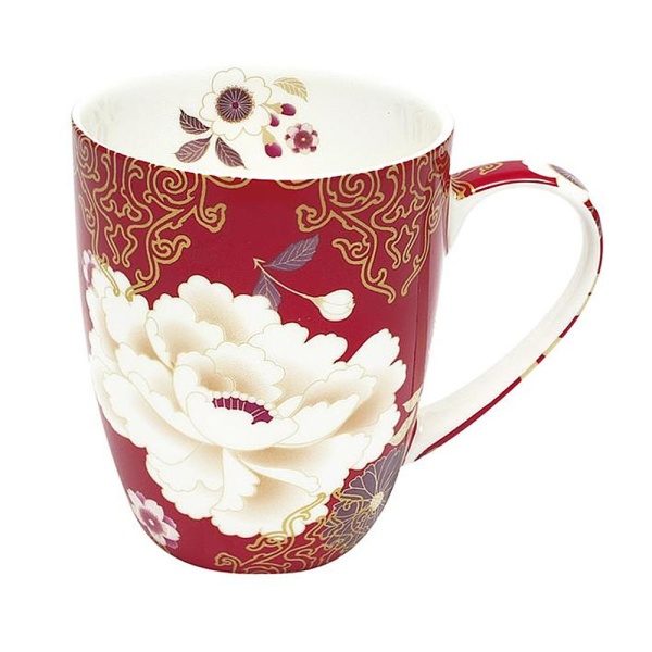 Кружка 0.4л. красный Кимоно