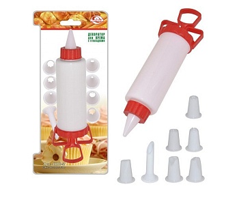 Декоратор для крема 8 насадок