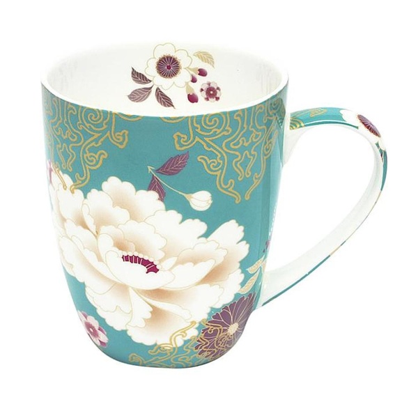 Кружка 0.4л. бирюза Кимоно