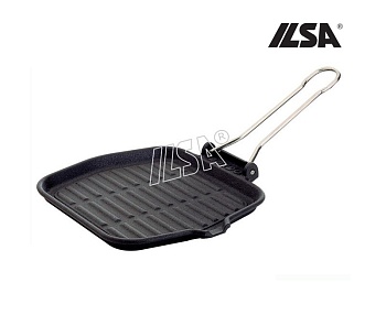 Сковорода гриль чугун 20*20см. Monodietella