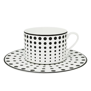 Чайная пара 225мл. Cheers Dots