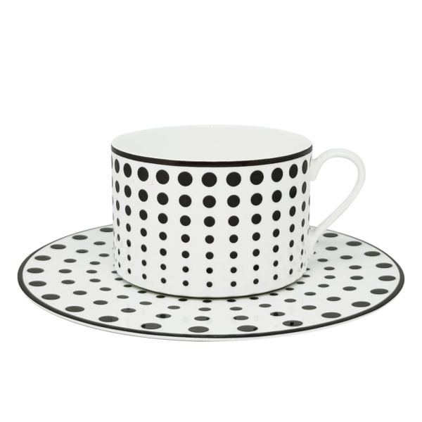 Чайная пара 225мл. Cheers Dots