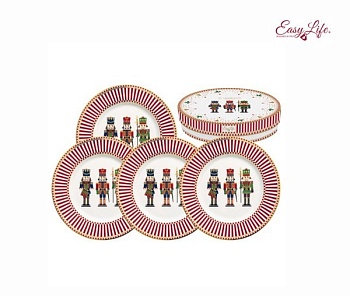 Тарелка 4шт 19см. Щелкунчик