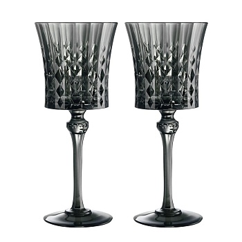 Рюмка 270мл. 2шт Lady Diamond Grey