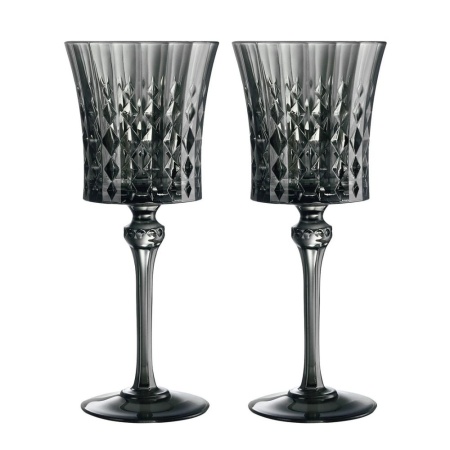 Рюмка 270мл. 2шт Lady Diamond Grey