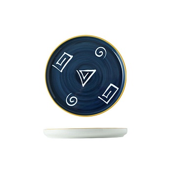 Тарелка закусочная 20см Морская Коллекция