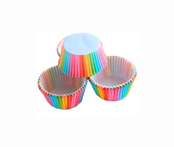 Корзинка для кекса 100шт 6*3см.