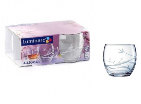 Стакан 4шт O-F 340мл. Allegria