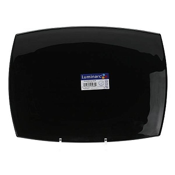 Блюдо прямоугольное 35см. Quadrato Black