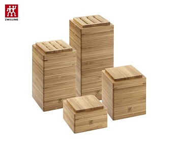 Подставка+контейнер 4 предмета бамбук