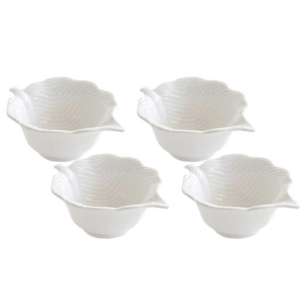 Салатник 4штуки белый 10.5см Мадагаскар