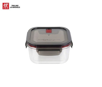 Контейнер стекло, квадратный, 1100мл.