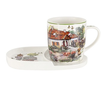 Чайная пара Белый коттедж