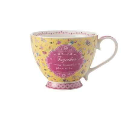 Кружка 0,4л. желтая Отдых