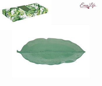 Блюдо светло-зеленое 39*16см. Мадагаскар