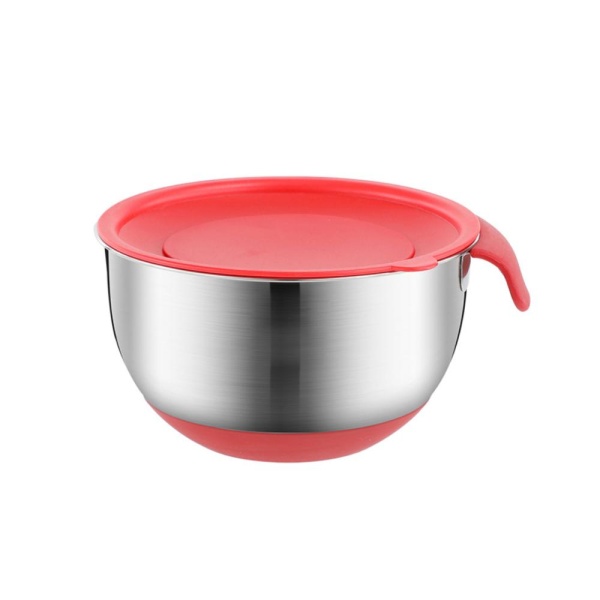 Салатник для смешивания с ручкой с крышкой