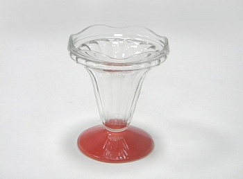 Креманка красная 3шт 225мл.