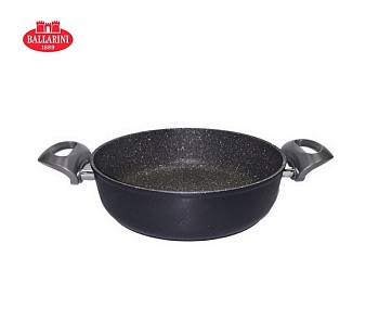 Сковорода глубокая 28см. Rialto Granitium