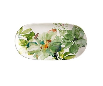 Блюдо овальное 33*17см. Botanical