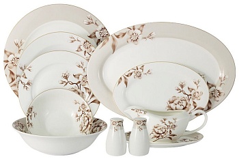 Сервиз столовый 27 предметов 6 персон Стефания