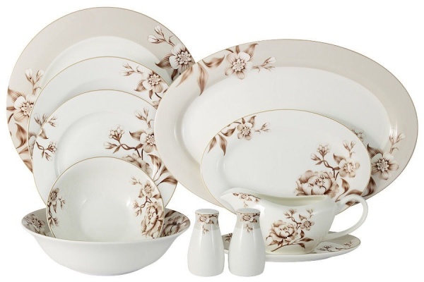 Сервиз столовый 27 предметов 6 персон Стефания