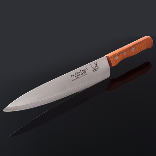 Нож для повара 20см. деревянная ручка