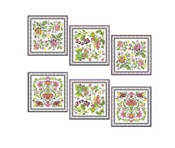 Салфетка 44*45см. Вышивка крестиком