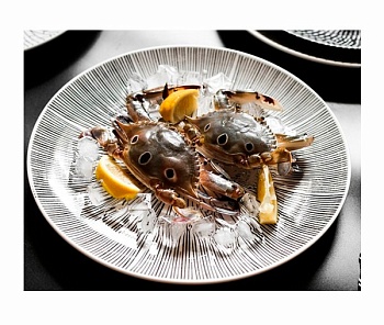 Блюдо 30.5см. белое, Flower