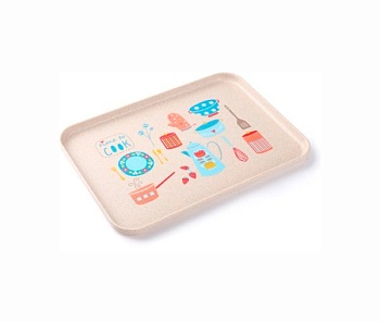 Поднос 34*24см. пшеничная солома Кухня