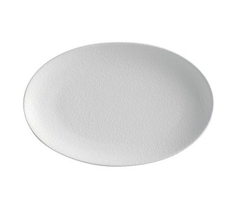 Блюдо овальное 25*16см. белое, Икра
