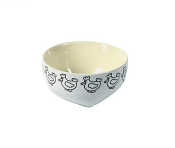 Салатник 560мл. кремовый Poule