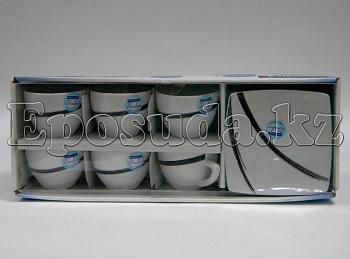 Набор чашек 220мл. 6шт Calligraphy