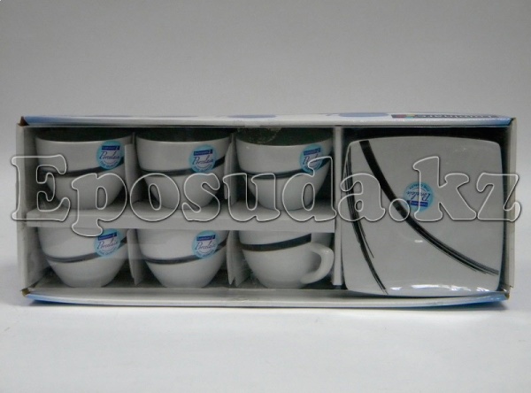 Набор чашек 220мл. 6шт Calligraphy