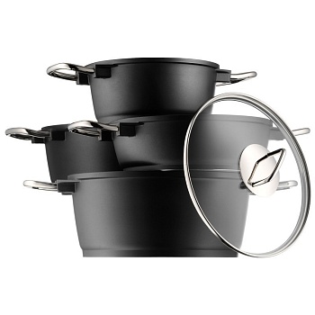 Набор кастрюль 8 предметов Bueno