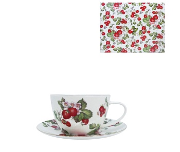 Бульонница 2 предмета 1пер 480мл. Земляника