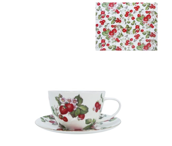 Бульонница 2 предмета 1пер 480мл. Земляника