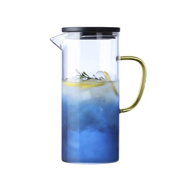 Кувшин синий 1,5л. крышка